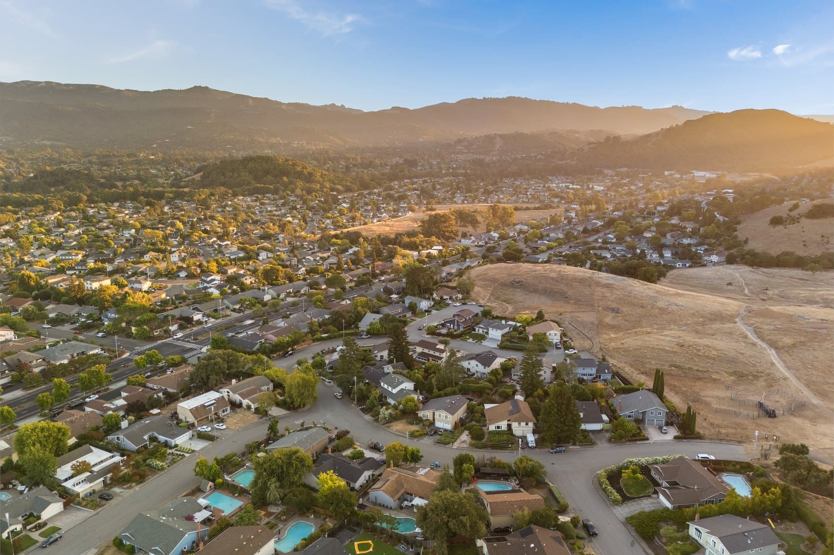 The San Marin neighborhood from above.